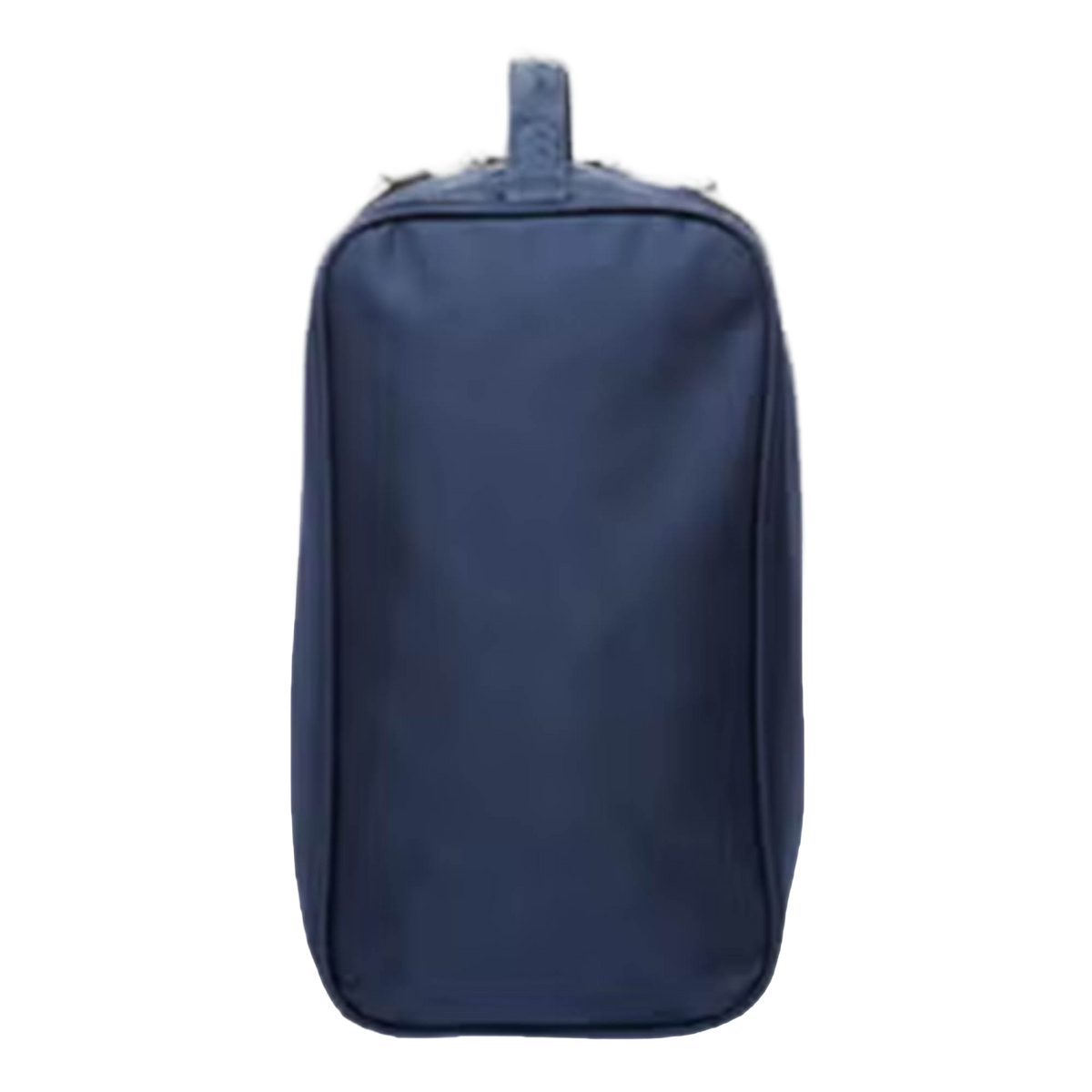 Here is the rewritten sentence using your product data: The Canterbury Classic Bootbag, a navy blue rectangular bag with a top zipper and carrying handle, features Canterbury Vaposhield technology and is shown against a white background.