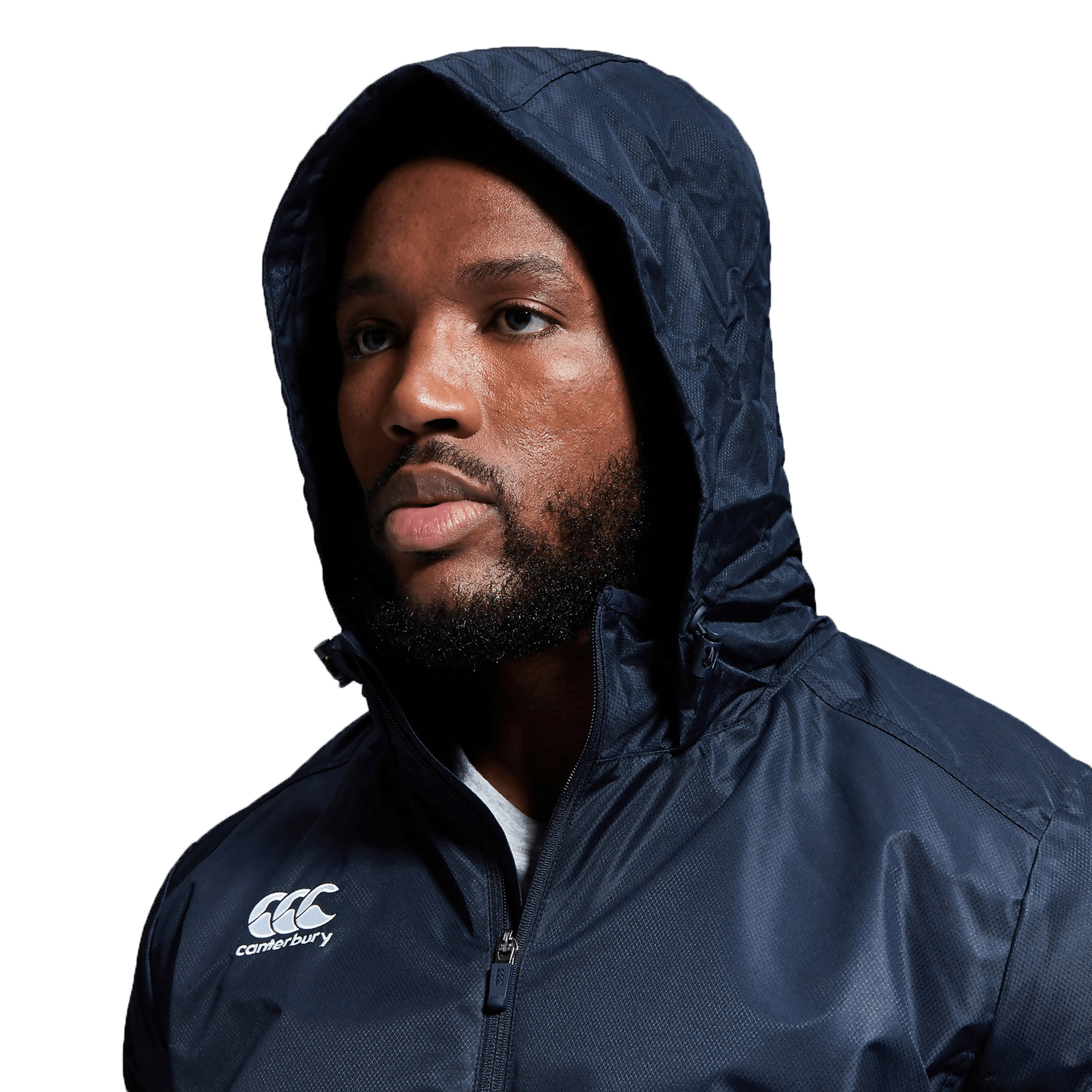 Canterbury Rugby Club Full Zip Rain Jacket - Water Resistant Canterbury Rugby Club Full Zip Rain Jacket - Water Resistant