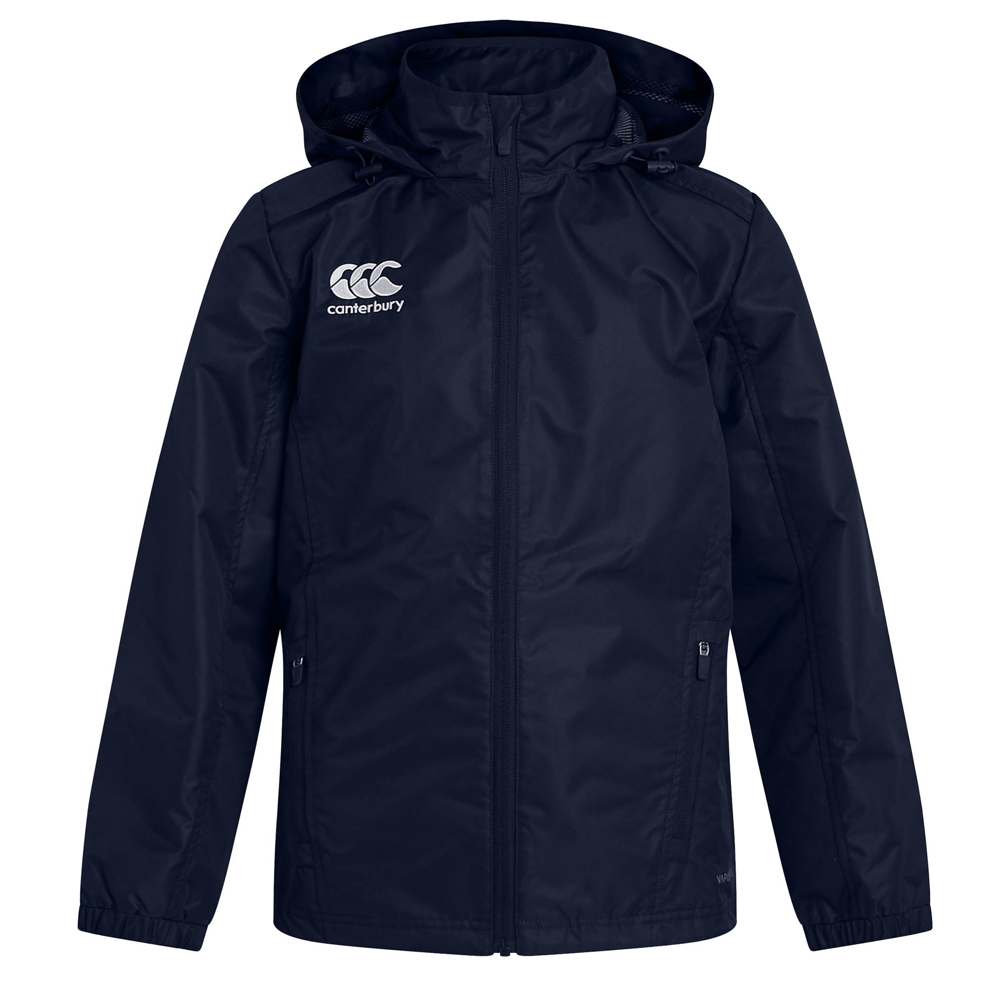 Canterbury Rugby Club Full Zip Rain Jacket - Water Resistant Canterbury Rugby Club Full Zip Rain Jacket - Water Resistant