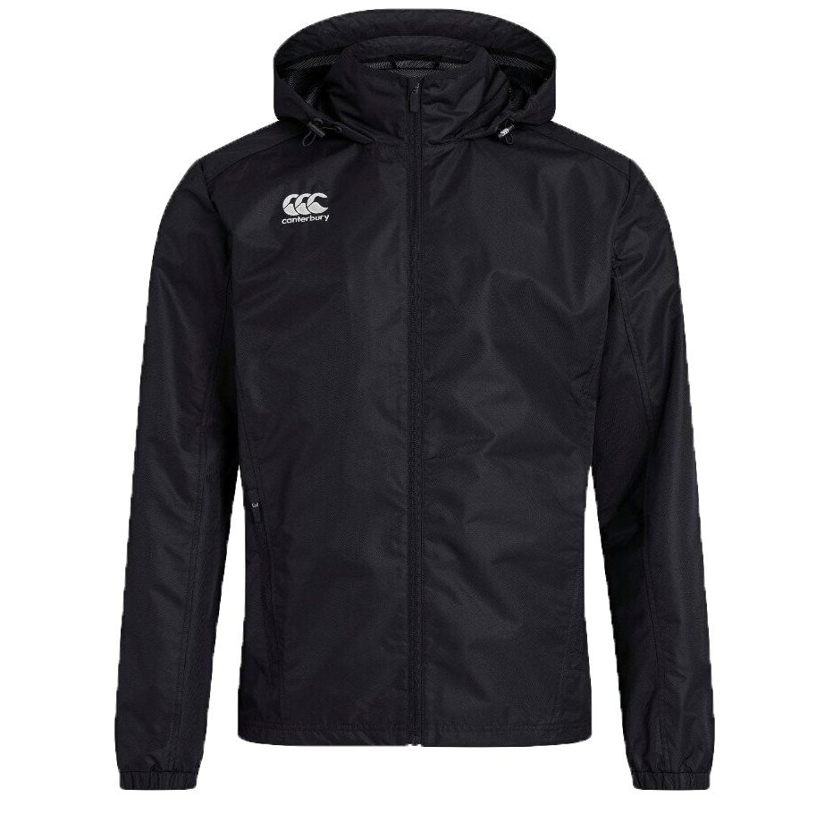 Canterbury Rugby Club Full Zip Rain Jacket - Water Resistant Canterbury Rugby Club Full Zip Rain Jacket - Water Resistant