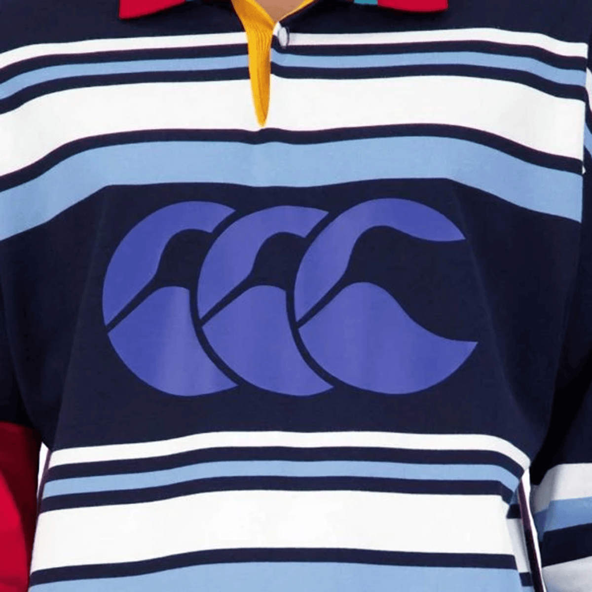 The man is wearing a Canterbury Uglies Long Sleeve Classic Jersey rugby shirt.