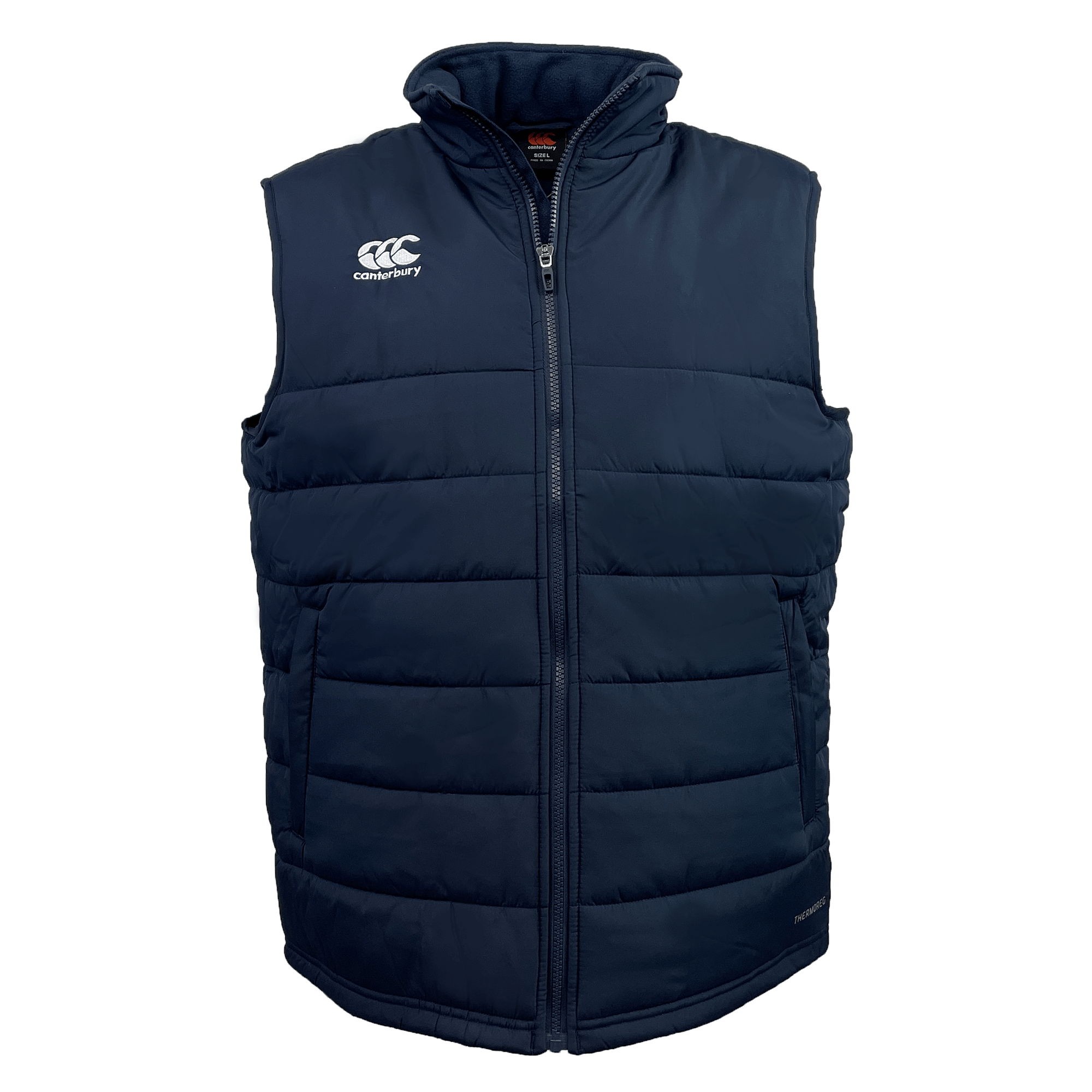 Rugby Vest: Canterbury Core Gilet - Full Zip, Sleeveless, Padded