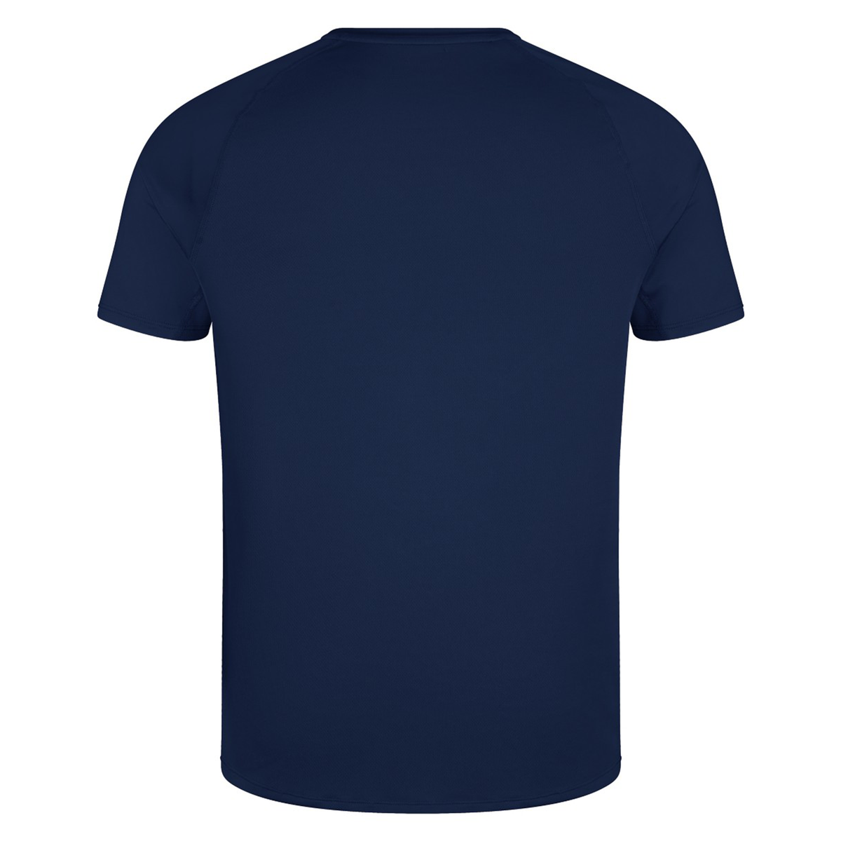 The Canterbury Large Logo Superlight Tee, shown from the back on a white background, is a lightweight performance shirt perfect for any activity.