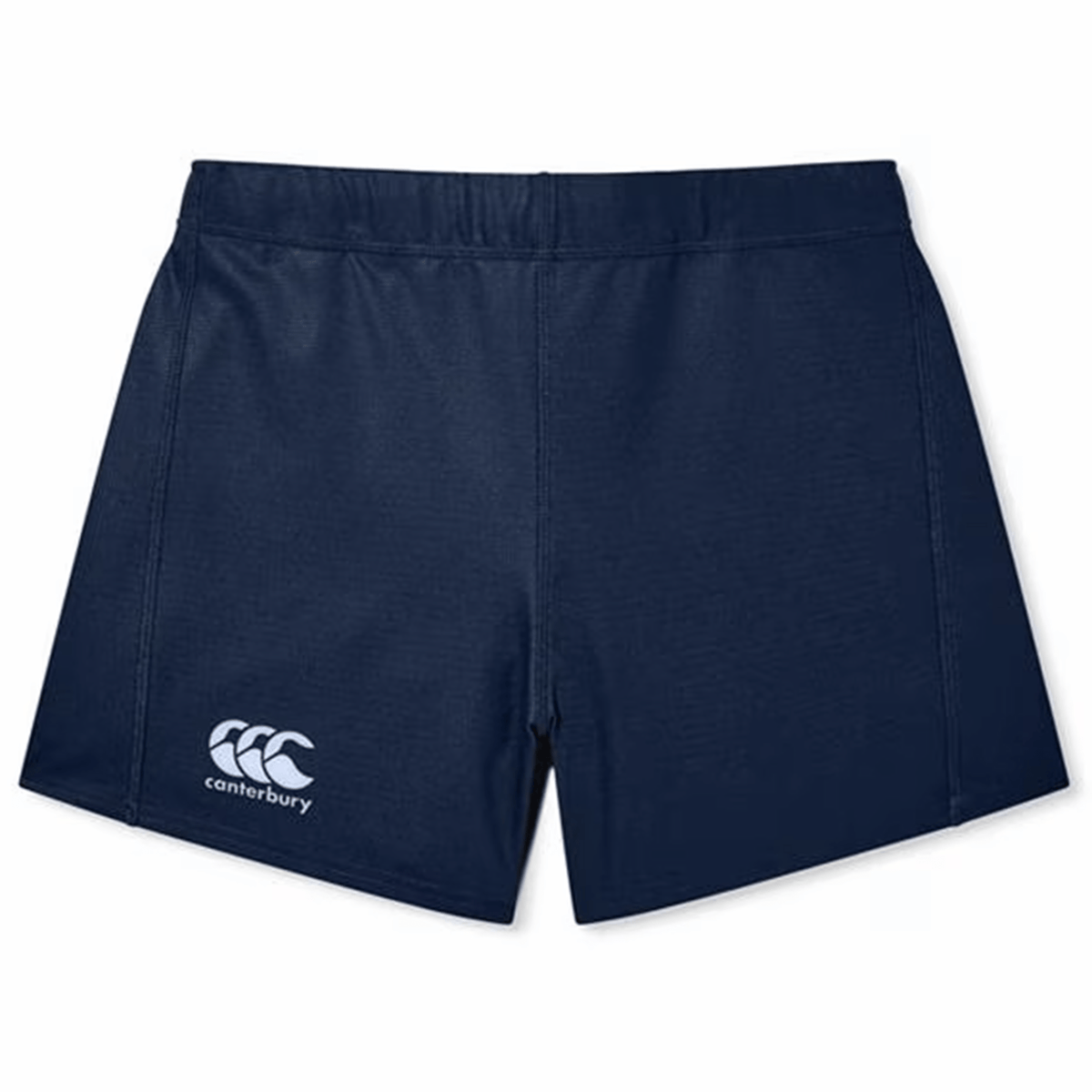 The Women&#39;s Canterbury Yokohama Shorts, in navy blue, are crafted from Vapodri fabric for maximum comfort and feature an elastic waistband along with the iconic Canterbury logo on the bottom left.