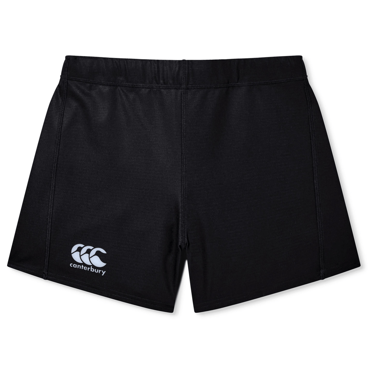The Women's Canterbury Yokohama Short features black rugby shorts made with Vapodri fabric to keep you cool and dry. With the iconic Canterbury logo on the front, these shorts blend style and function perfectly for athletic activities.