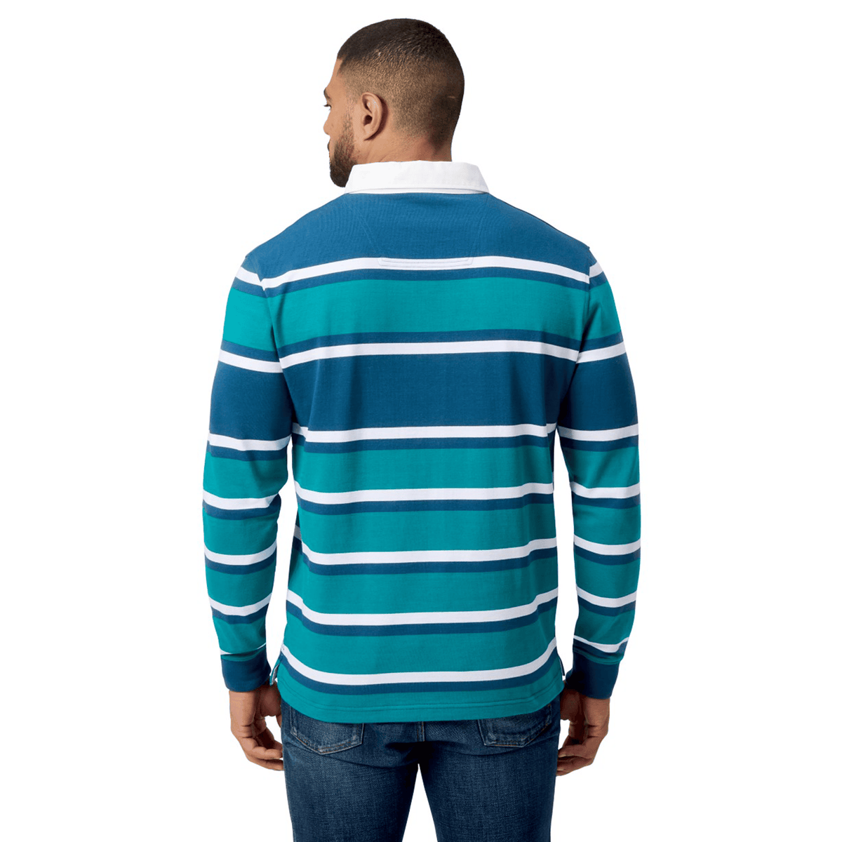 Engineered Long Sleeve Striped Rugby Jersey by Canterbury H125