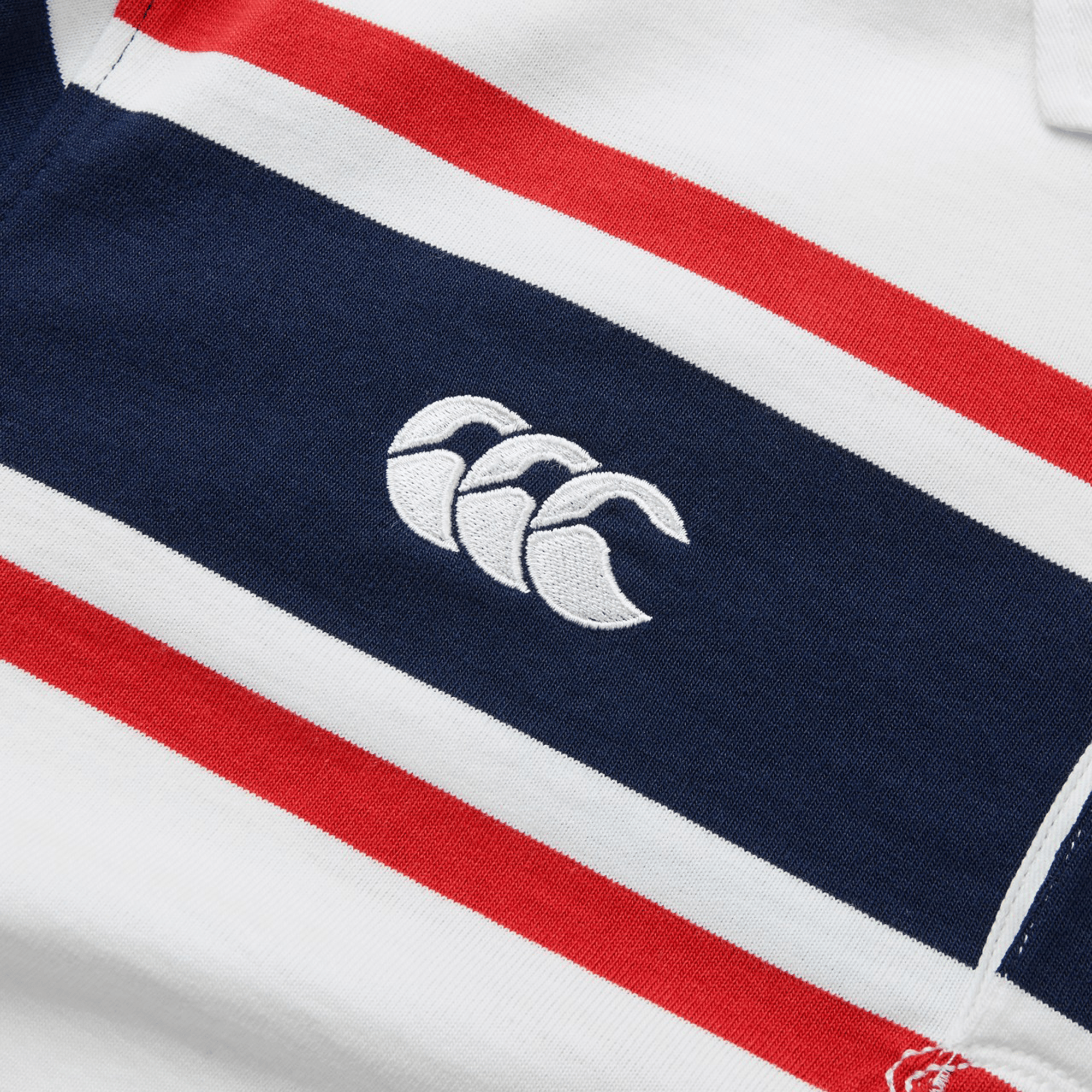 Engineered Long Sleeve Striped Rugby Jersey by Canterbury H125