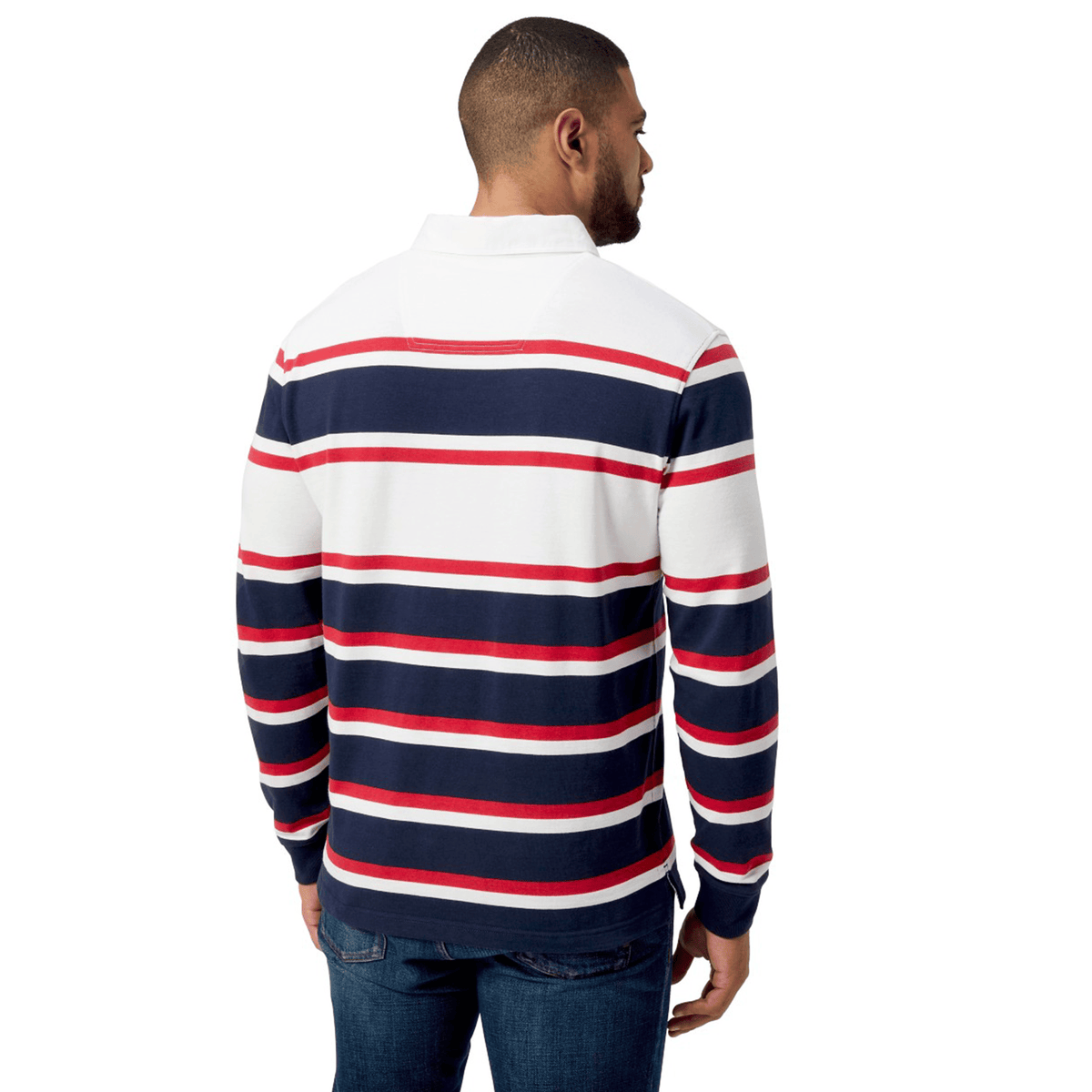 Engineered Long Sleeve Striped Rugby Jersey by Canterbury H125