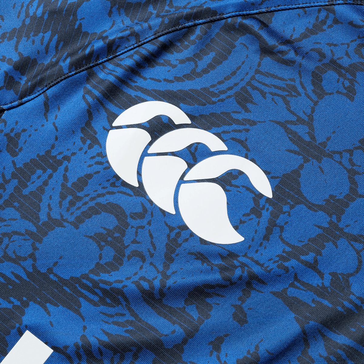 The British &amp; Irish Lions 25 Superlight Training Tee by Canterbury is crafted from a Superlight Training Tee material, featuring the Canterbury logo with three overlapping curves on a stylish patterned background.