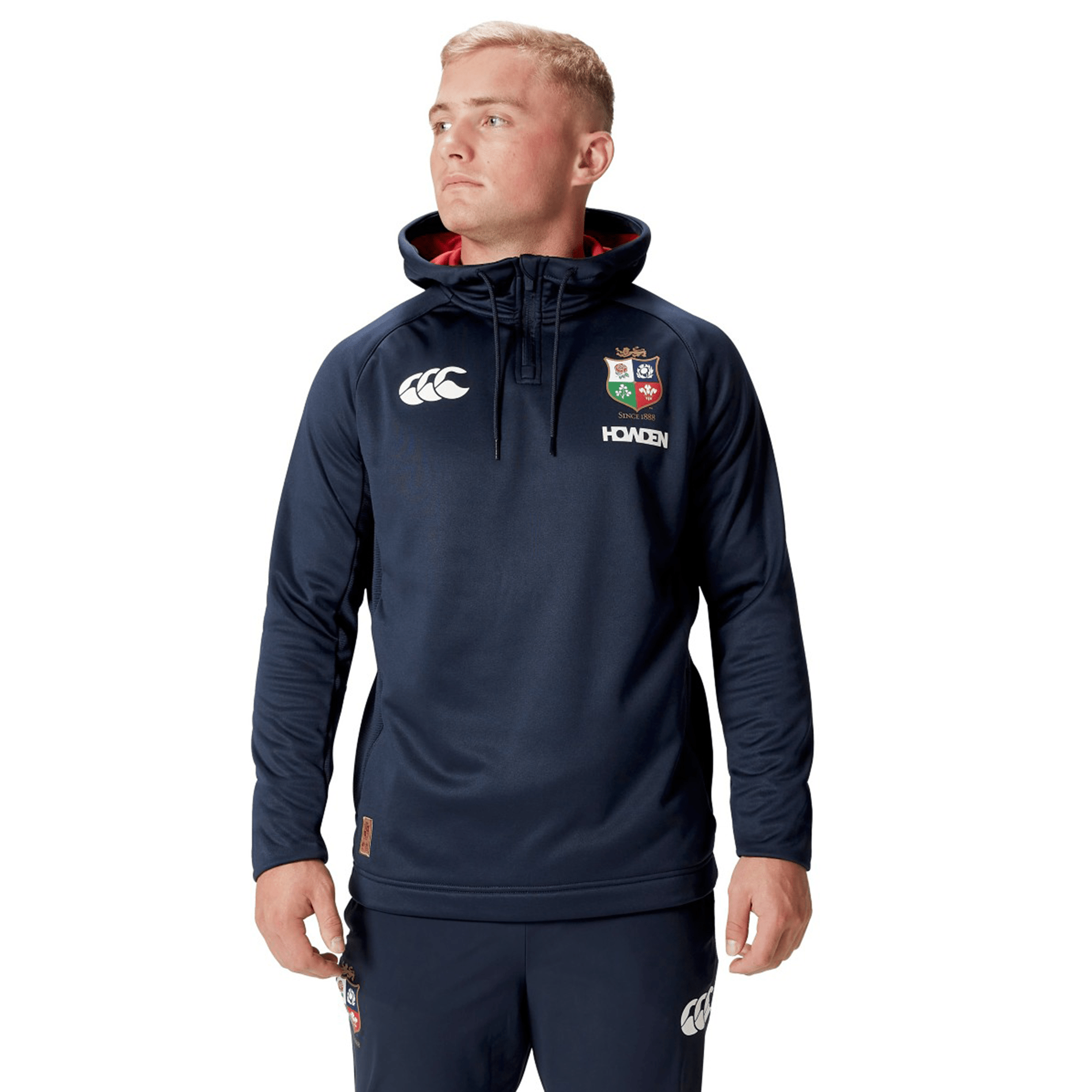 British & Irish Lions 25 1/4 Zip Hoodie by Canterbury | World British & Irish Lions 25 1/4 Zip Hoodie by Canterbury | World