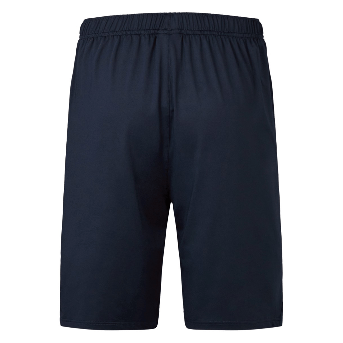 British &amp; Irish Lions 2025 Training Short by Canterbury in navy blue, featuring an elastic waistband, viewed from the front and ideal for intense training sessions.