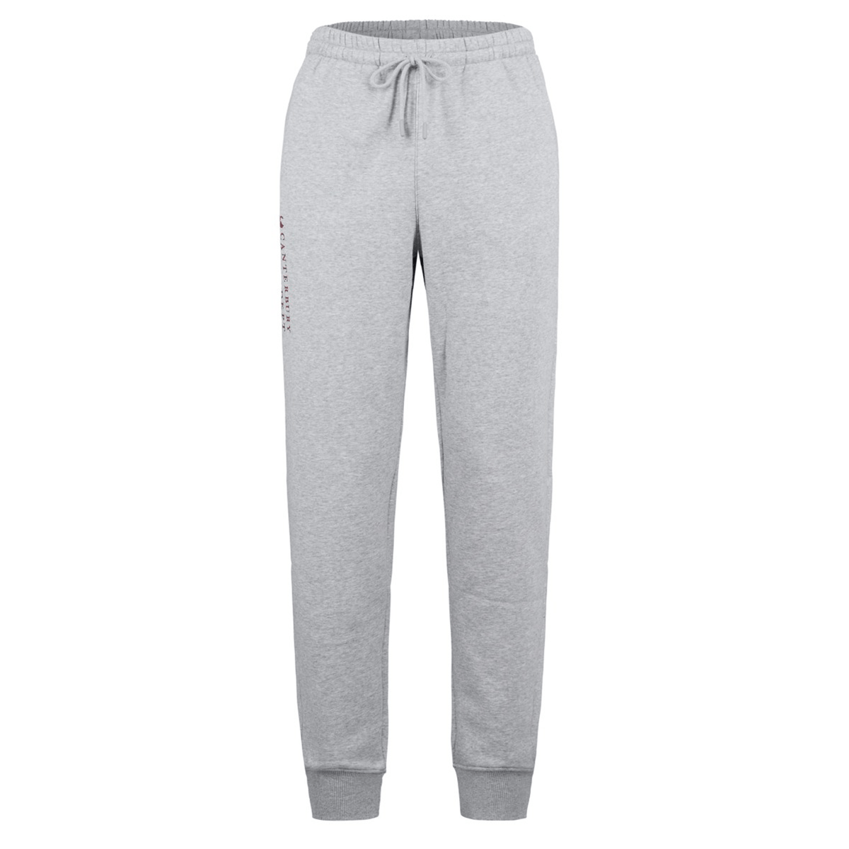 The Canterbury Sport Dept Track Pant by Canterbury features an elastic waistband, adjustable drawstring, and cozy fleece lining. Tapered legs with elastic cuffs provide a snug fit, while a small logo on the side adds a subtle touch of style.