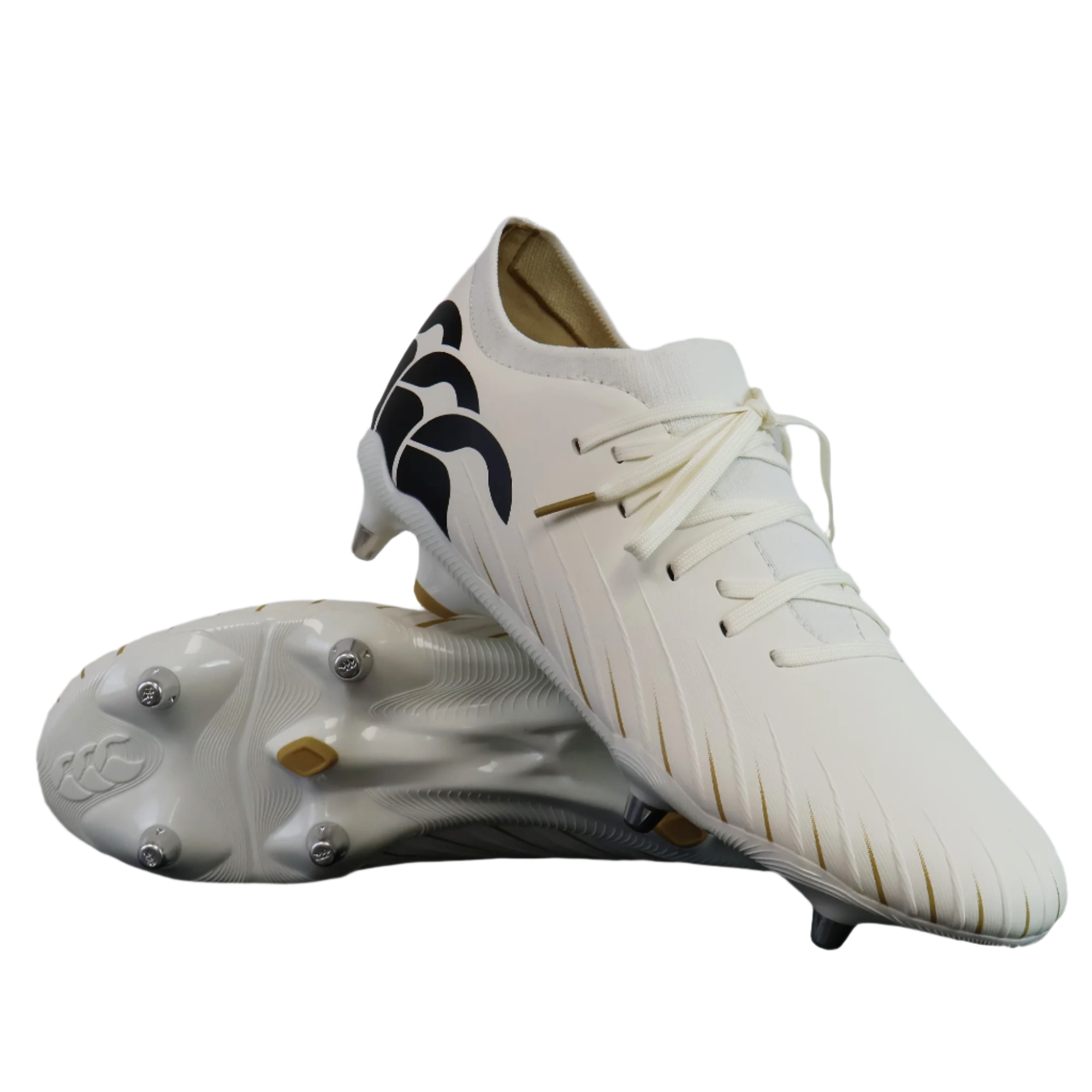Canterbury Speed Falcon Pro SG Cleats - White | World Rugby Shop Canterbury Speed Falcon Pro SG Cleats - White | World Rugby Shop