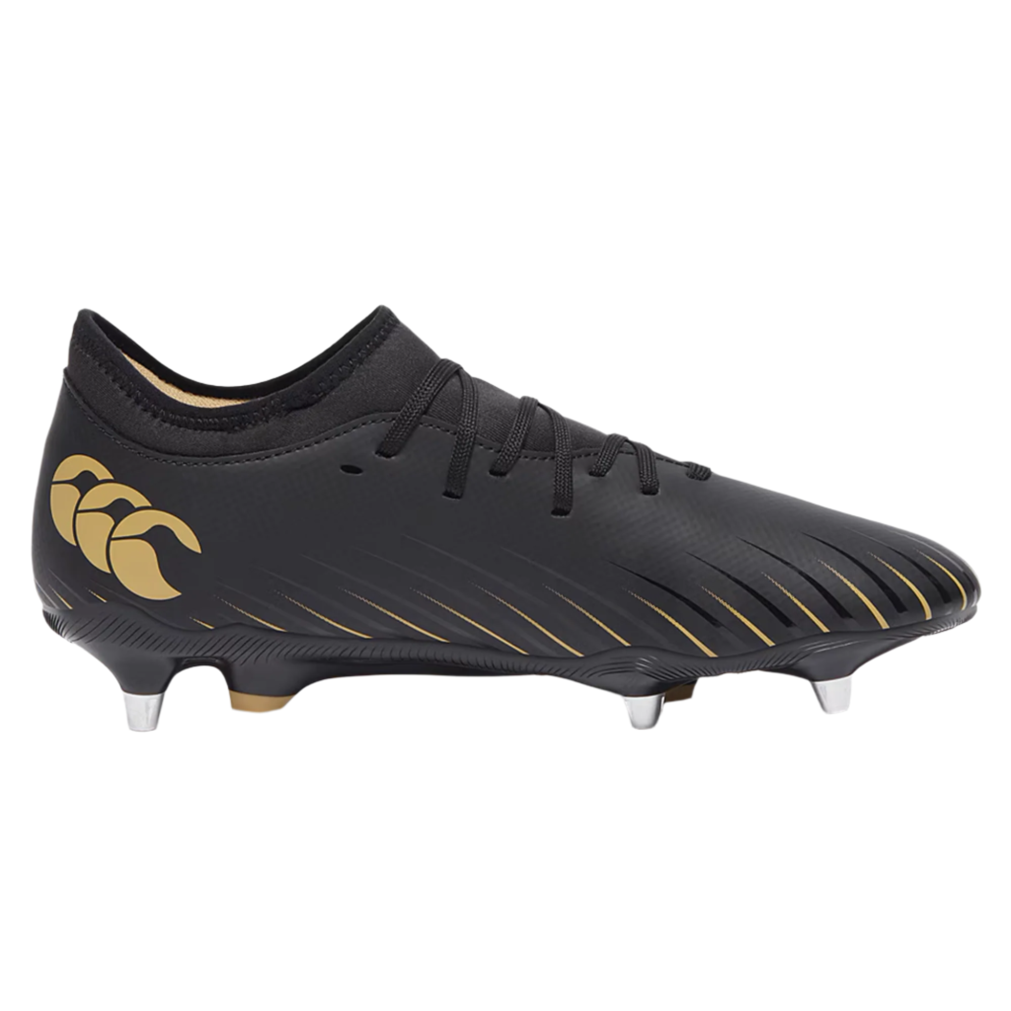 Canterbury Speed Falcon Team Soft Ground Rugby Boot - Black