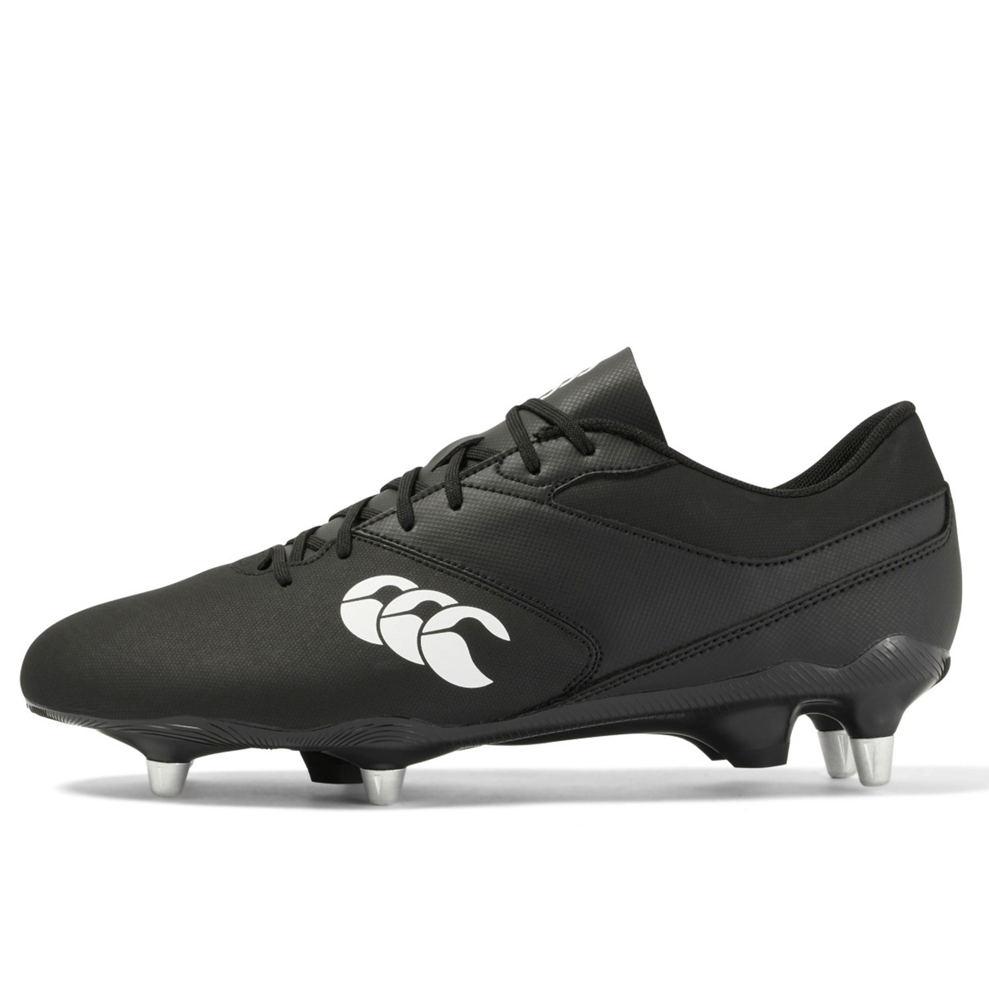 Canterbury Phoenix Raze Rugby Cleat - Soft Ground Boot - Black Canterbury Phoenix Raze Rugby Cleat - Soft Ground Boot - Black